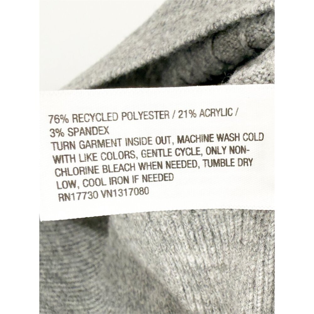A New Day Women's Crewneck Cable-knit Pullover Sweater Gray Size XL - Picture 6 of 8